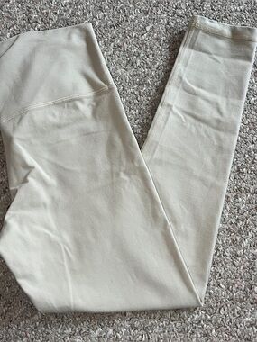 Aritzia Tna action High-Waisted Cream workout Leggings soft women’s size large